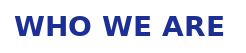 Who We Are